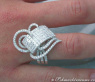 Fantastischer Princess Diamanten Ring mit Brillanten #5