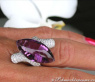 Stattlicher Amethyst Ring mit Brillanten #6