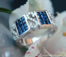 Aparter Saphir Ring mit Brillanten #3