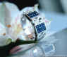 Aparter Saphir Ring mit Brillanten #4