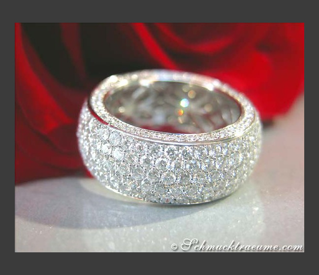Exklusiver Diamanten Memory Ring (4,68 ct.) #1 Exklusiver Diamanten Memory Ring (4,68 ct.) #1