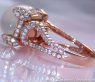 Prächtiger Mondstein Ring mit Brillanten #7