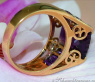 Extravaganter Amethyst Ring mit Brillanten #4