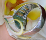 Grandioser Aquamarin Tropfen Ring mit Diamanten #4