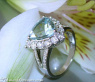 Prächtiger Aquamarin Ring mit Brillanten #4