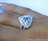 Prächtiger Aquamarin Ring mit Brillanten #5