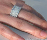 Luxuriöser Brillanten Bandring mit Princess Diamanten (3,04 ct.) #7