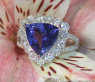 Erstklassiger Tansanit Ring mit Brillanten #3