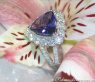 Erstklassiger Tansanit Ring mit Brillanten #4