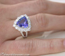 Erstklassiger Tansanit Ring mit Brillanten #7