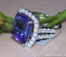 Erstklassiger AAA Tansanit Ring mit Brillanten #3