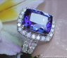 Erstklassiger AAA Tansanit Ring mit Brillanten #4