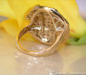 Extravaganter Ring mit naturbraunen & weißen Brillanten #5