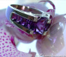 Extravaganter Amethyst Ring mit Diamanten #3