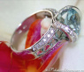 Extravaganter Aquamarin Ring mit Brillanten #3