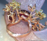 Grandioser Pink Turmalin Ring mit Diamanten im Blütendesign #8