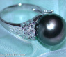 Zeitlos eleganter Tahitiperle Brillanten Ring #3