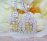 Edle gelbe Diamanten Ohrringe mit Brillanten #1