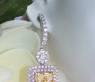 Edle gelbe Diamanten Ohrringe mit Brillanten #9