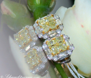 Gorgeous Yellow Diamond Stud Earrings Gorgeous Yellow Diamond Stud Earrings