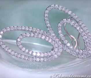 Pretty Diamond Ellipse Earrings Pretty Diamond Ellipse Earrings