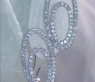 Attraktive Brillanten Ellipsen Ohrstecker #4