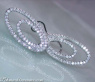 Attraktive Brillanten Ellipsen Ohrstecker #5