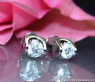 Elegante Brillant Solitär Ohrstecker (0,70 ct.) #3