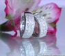 Elegante Princess Diamanten Creolen in Weißgold 750 #1