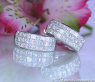 Elegante Princess Diamanten Creolen in Weißgold 750 #2