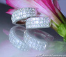 Elegante Princess Diamanten Creolen in Weißgold 750 #4