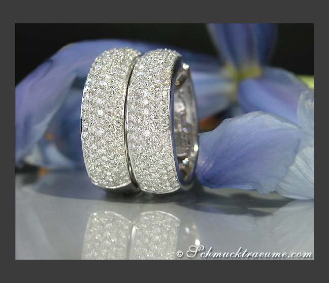 Opulente Brillanten Pavé Creolen #1 Opulente Brillanten Pavé Creolen #1