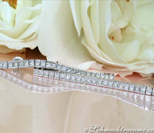Extra long Princess Diamond Earrings Extra long Princess Diamond Earrings