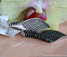 Opulente Ohrringe mit schwarzen Diamanten (6,80 cm) #5