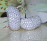 Gewellte Diamanten Ohrstecker #2