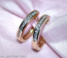Zarte Diamanten Creolen in Gelbgold 585 #2