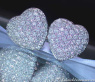 Feminine Diamant Herz Ohrstecker #1