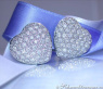 Feminine Diamant Herz Ohrstecker #2
