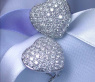 Feminine Diamant Herz Ohrstecker #3