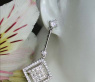 Ausgefallene Diamanten Ohrringe (Carré Design) #5