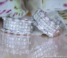 Feinste Ohrringe mit Marquise Diamanten & Princess Diamanten #3