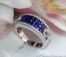 Bildschöner Saphir Ring mit Brillanten #1