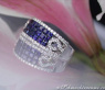 Bildschöner Saphir Ring mit Brillanten #3