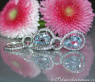 Wandelbare Aquamarin Tropfen Ohrringe mit Diamanten #2