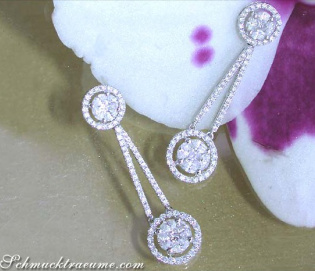 Precious Illusion Style Diamond Earrings Precious Illusion Style Diamond Earrings