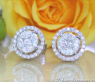 Feinste Ohrstecker mit Diamanten im Marquise und Princess Schliff #1