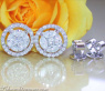 Feinste Ohrstecker mit Diamanten im Marquise und Princess Schliff #4