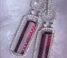 Grandiose Pink Turmalin Ohrgehänge mit Brillanten #4