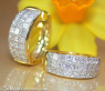 Exklusive Princess Diamanten Creolen in Gelbgold 750 #2
