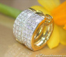 Exklusive Princess Diamanten Creolen in Gelbgold 750 #3